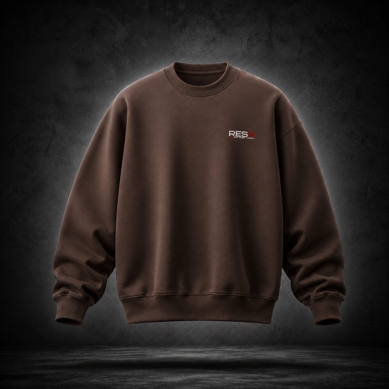 anchor crewneck coffee / small logo