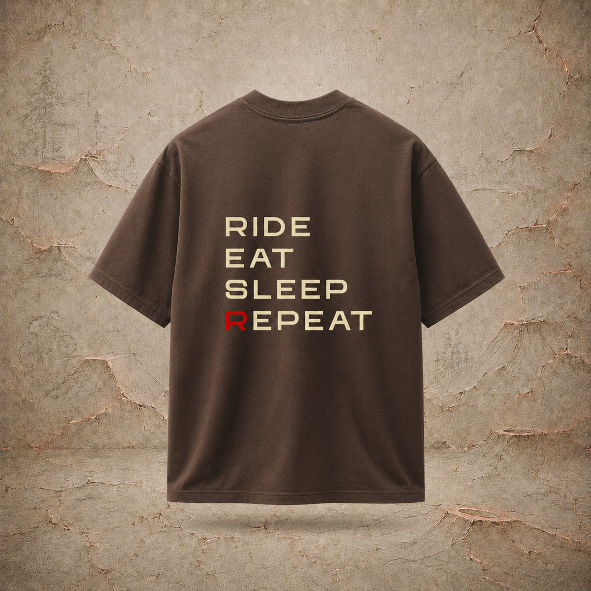 Basic T-Shirt dunkel