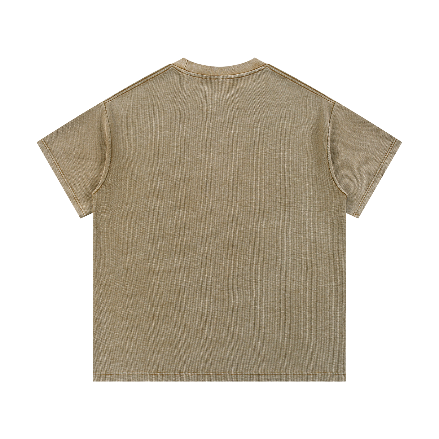 Foundation Waffle Knit T-Shirt beige