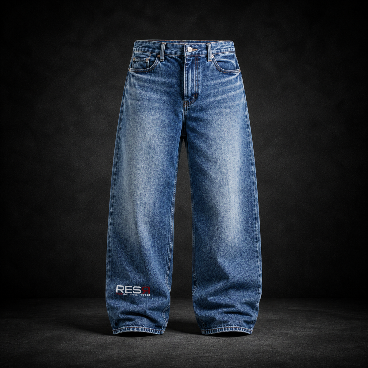 anchor heavy denim jeans