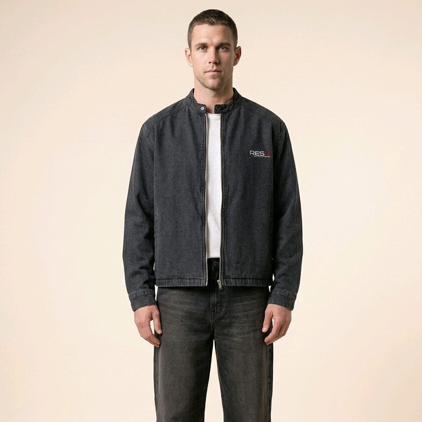 Foundation black denim set