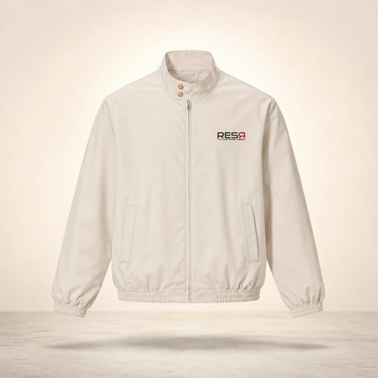Foundation bomber jacket camel