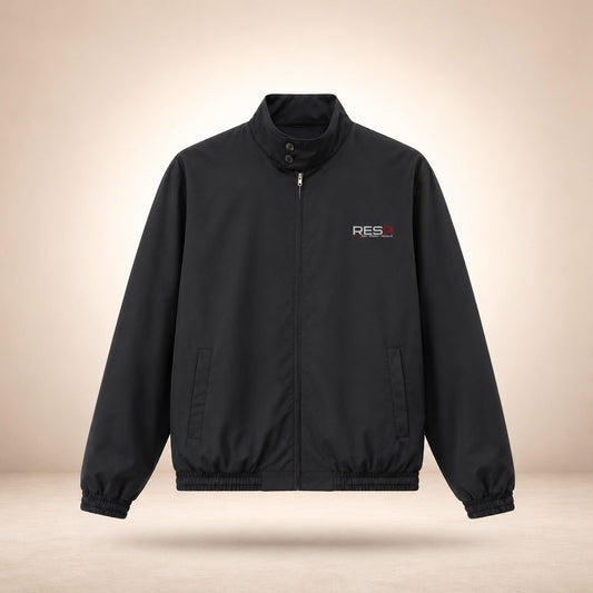 Foundation bomber jacket black
