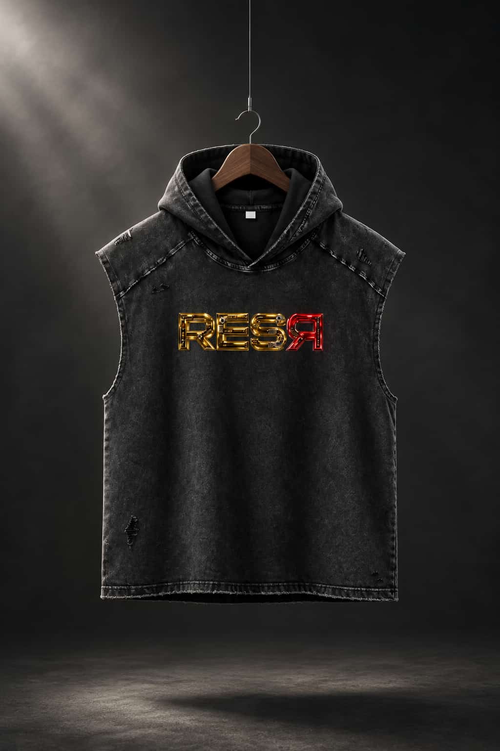 RESR Boxy Hooded Tank Top