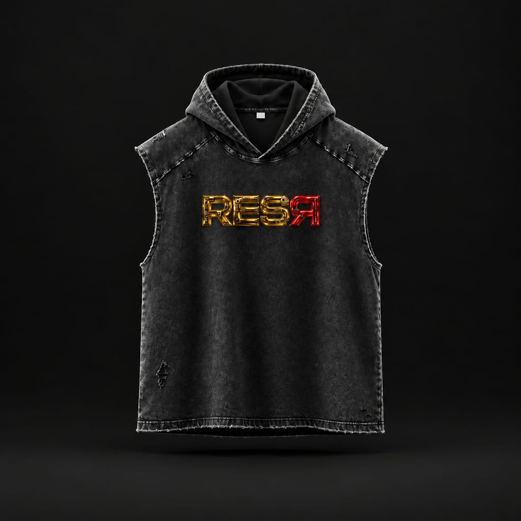 RESR Boxy Hooded Tank Top