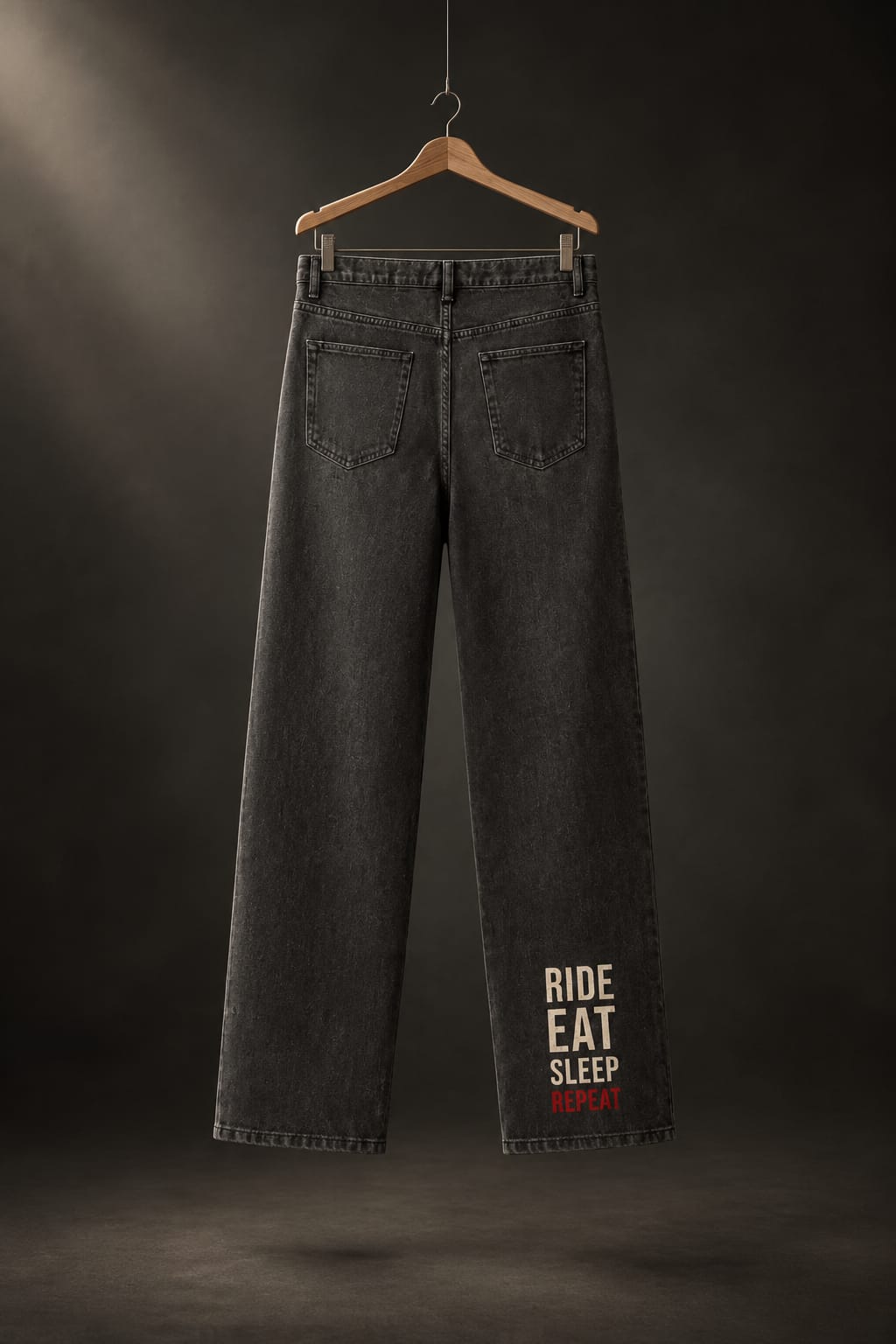 Men’s Vintage Wash Straight Leg Jeans