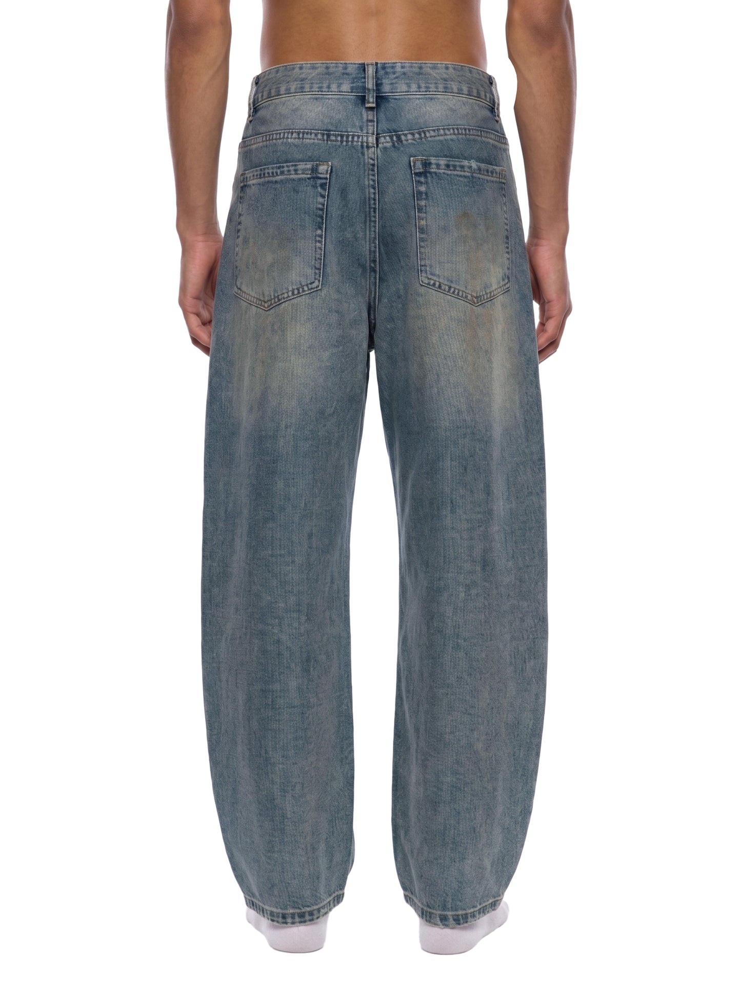 Foundation barrel leg jeans