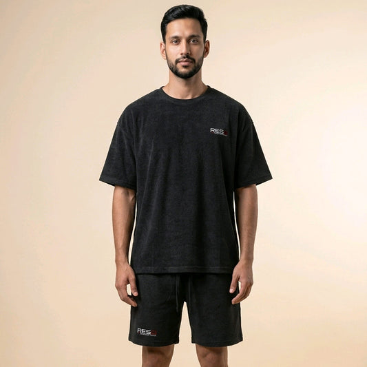 Foundation summer set waffle knit